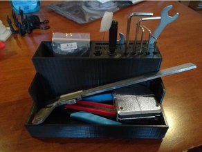simple boîte à outils les titulaires boîtes ender 3 3d print model - Mito3D