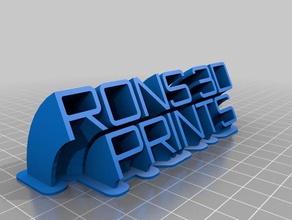 rons 3d imprime de la oficina personalizado 3d print model - Mito3D
