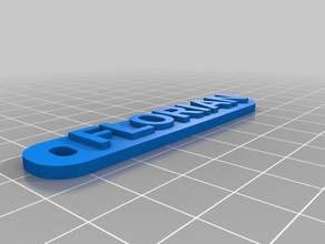 clave de florian llaveros personalizado 3d print model - Mito3D