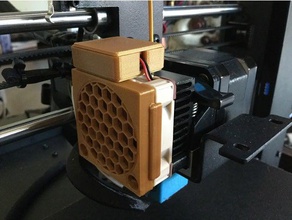 bv3d snap-on-Lüftergitter buck-Konverter montieren Drucker - Zubehör 40mm Lüfter grill mods monoprice makerselect noctua adapter Lüfter-40mm 3d print model - Mito3D
