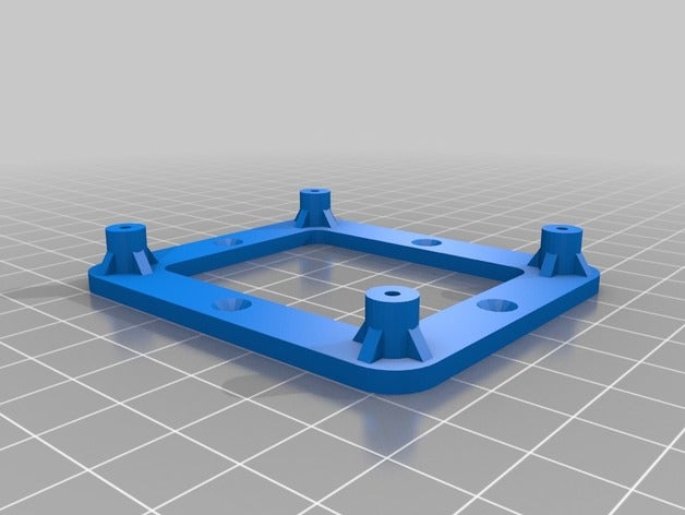 meine angepasste parametrisierte pcb mount Elektronik 3D print model - Mito3D