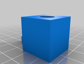 20mm bloquer les vis 3d de l'impression tests bloc d'essai 3d print model - Mito3D