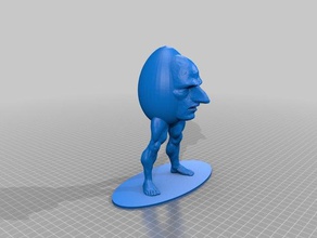 egge man sculptures 3d print model - Mito3D