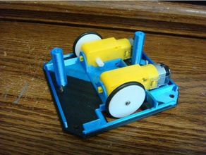 dual drive robot base in der Robotik diy-Roboter Bildung-Roboter 3d print model - Mito3D