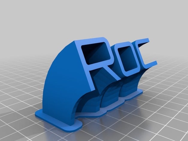 roc bureau de personnalisé 3D print model - Mito3D