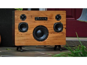 21 bluetooth 200w boombox speaker audio loud 3d print model - Mito3D