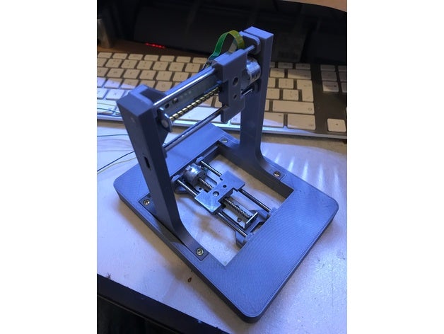 mini plotter cnc diy a máquina do fresa router laser lasercut lasercutter corte gravador xy 3D print model - Mito3D