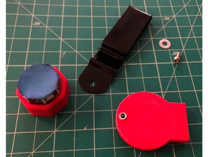 chalk holder magnetic clip pool 3d print model - Mito3D