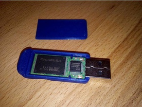 alloggiamento personalizzato toshiba 32gb usb thumb drive computer chiavetta 3d print model - Mito3D