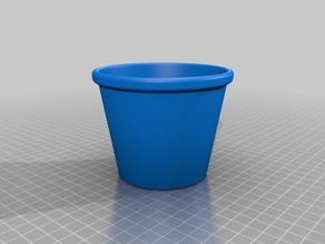 il mio personalizzato vaso di fiori in stile classico all'aperto giardino 3d print model - Mito3D