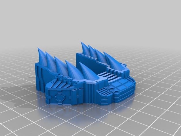 volcanicus personalizzato petto anteriore della piastra di base fjschuler connettore giocattolo gioco accessori addon trasformatori 3D print model - Mito3D