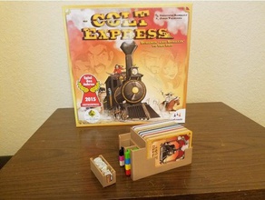 colt express cardtoken storage toy game accessories boardgame board tabletop gaming 3d print model - Mito3D