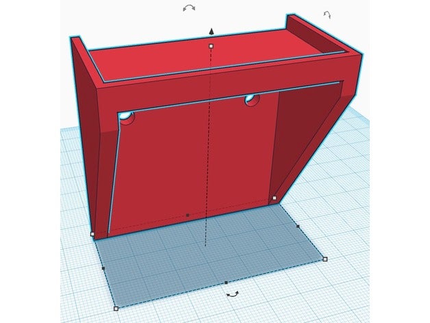 plexcardmountmount 3d la impresión de negocios titular tarjeta estante diminutas pequeño vertical montaje en pared 3D print model - Mito3D