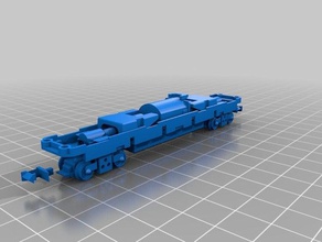 tomytec tm-05r scale chassis vehicles 1160 model train 3d print model - Mito3D