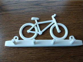 bicycle key ring holder decor 3d print model - Mito3D