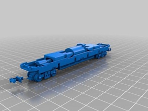 tomytec tm-06r scale chassis vehicles 1160 model train 3d print model - Mito3D