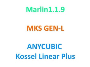 marlin 119 mks gen-l anycubic kossel linear plus 3d printing delta 3d print model - Mito3D