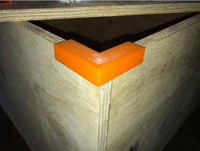 madera contrachapada 2332 esquina titular de la herramienta los titulares cajas 3d print model - Mito3D