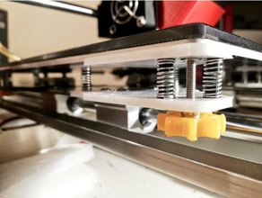 cama multi-primavera revisión zonestar paramétricas 3d de la impresora partes nivelación primavera openscad p802qr2 3d print model - Mito3D