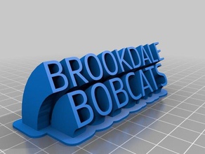 brookdale office personalizzato 3d print model - Mito3D
