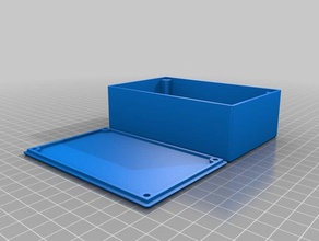 il mio progetto personalizzato scatola di viti del coperchio elettronica 3d print model - Mito3D