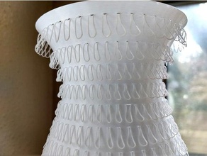 Behaarte vase-source-code Dekor hairyprints openscad vase-Modus 3d print model - Mito3D