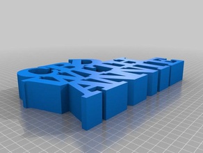 cbd Skulpturen angepasst 3d print model - Mito3D