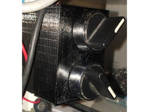boite recinto verter interrupteur industriel x2 electrónica 3d print model - Mito3D
