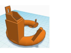 circular fan duct e3d clone anet a6 printer parts 3d print model - Mito3D