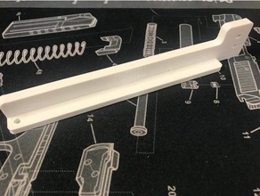 x5s-400 heatbed cable support brace 3d printer parts bracket tronxy 3d print model - Mito3D