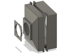 kasa hepa airfilter 3d baskı abs bror fan duman çıkarıcı filtre ıkea prusa i3 3d print model - Mito3D