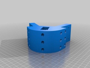 delta kossel corner bracket 2040 vertical 2060 horizontal 3d printer parts endcap part big 3d print model - Mito3D