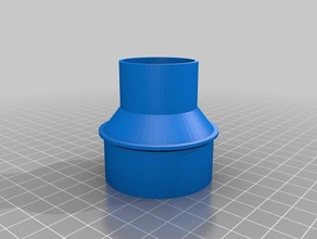 shapeoko-adapter dust boot Teile angepasst 3d print model - Mito3D