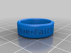 my customized ring pill shape 105 rings 3d print model - Mito3D