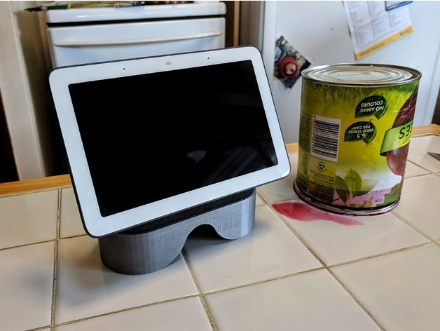 unofficial google home hub stand kitchen dining 3D print model - Mito3D