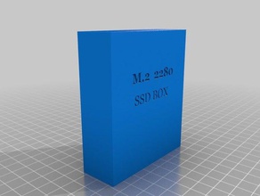 ssd m2 box computer 3d print model - Mito3D