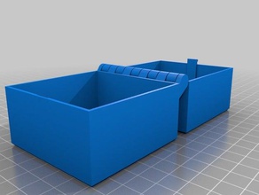 meu personalizados articulada caixa de trava remix contentores 3d print model - Mito3D