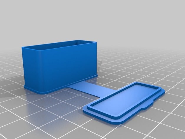 cas de la brosse à dents les conteneurs personnalisé étui 3D print model - Mito3D