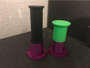 Wand-spool-Halter 3d Drucker - Zubehör Bozen filament filament-Spule spool holder halterung rollenhalter sockel wandhalter wandhalterung 3d print model - Mito3D
