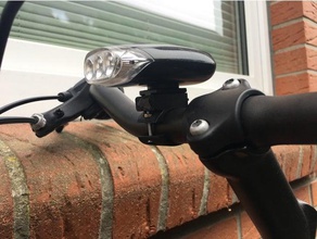 Fahrrad-Licht holdermount gadgets Fahrrad-Halterung Fahrrad 3d print model - Mito3D