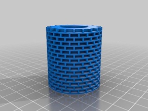 brique rouleau des bâtiments structures 3d print model - Mito3D