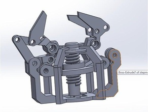 pince à la main v1 robotique 3d print model - Mito3D