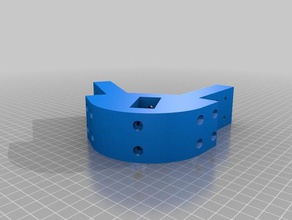 delta kossel corner bracket 2040 vertical horizontal 3d printer parts endcap part big 3d print model - Mito3D