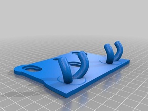 serious shower hook remix razor holder 3d printing 3d print model - Mito3D