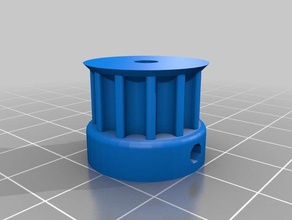 pulley 12 teeth 3d printer parts customized 3d print model - Mito3D