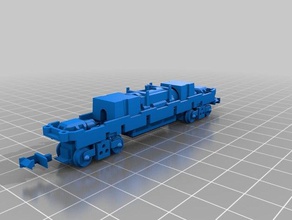 tomytec tm19 scale chassis vehicles 1160 model train 3d print model - Mito3D