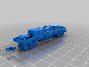 tomytec tm-20 scale chassis vehicles 1160 model train 3d print model - Mito3D