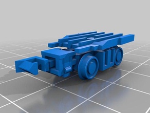 bandai tn scale chassis vehicles 1160 model train 3d print model - Mito3D