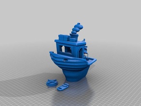 christmas benchy bank 3d printing coin gift money ornament piggy toy tree 3d print model - Mito3D