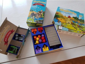 kingdomino idade gigantes caixas jogos boardgame boardgames insere jogo de tabuleiro inserir caixa 3d print model - Mito3D